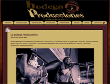 Tablet Screenshot of labodegaproducciones.com